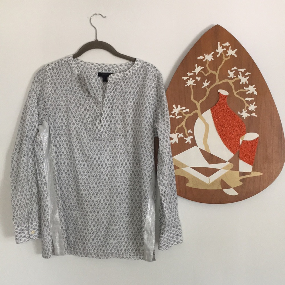 BOGO! J. Crew block print tunic